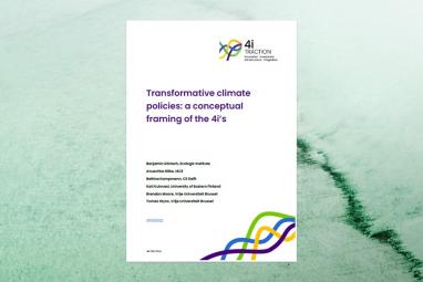 Cover page of the report: Transformative climate policies - a conceptual framing of the 4i's