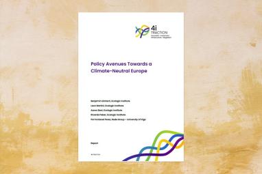 4i-TRACTION report: Policy Avenues Towards a Climate-Neutral Europe